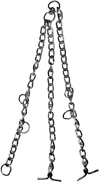 Yüksek Kalite Bükülü 2.5 Kg Besi Zinciri 7 Mm 70 X 100 Cm Küçük-Büyük Baş Hayvan Kurbanlık Zincir ürün görseli 1