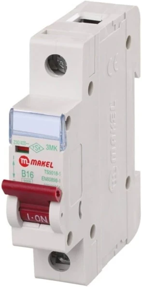 Makel 1P 63A B Ti̇pi̇ Otomati̇k Si̇gorta ürün görseli 1