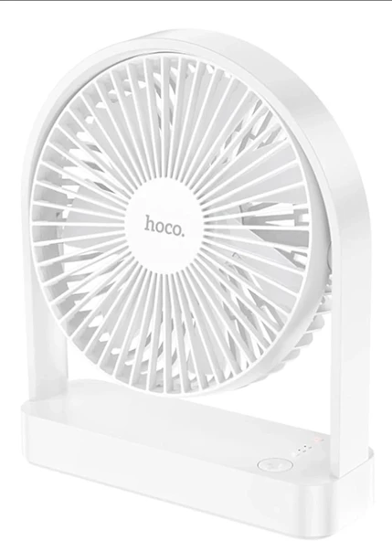 Hx65 İnce Masaüstü Fan – 2000 Mah Şarjlı, 3 Hız (9 W), Sessiz ≤25 Db, Usb‑C, Kompakt & Hafif (340 G) ürün görseli 1