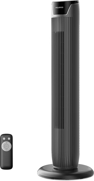 Pelonis Kule Fan, Uzaktan Kumanda, 38Db Fısıltı Sessizliği, 5 Hız Kademesi 4 Mod, Led Ekran, 15H Zamanlayıcı, 90° Salınım ürün görseli 1