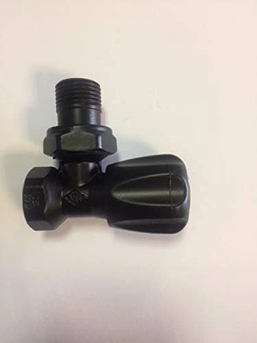 Radyatör Köşe Vana-Si̇yah-2 Adet ürün görseli 1