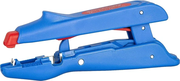 Weicon Mini-Duo No. 150 | Otomatik Abisolierer | Abisolieren 0,5 – 6,0 Mm² (20 – 10 Awg) | Entegre Ila 6,0 Mm Ø | Kablo Sıyırıcı Selbsteinstellend | Tüv | Mavi/Kırmızı |% 100 Made In Germany ürün görseli 1