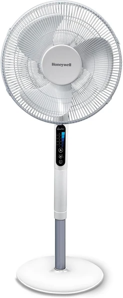 Honeywell Advanced Quietset Hsf600 Ayaklı Vantilatör, 5 Hiz Ayarı, Zamanlayıcı Fonksiyonu, 70 Derece Salınım, Yükseklik, Uzaktan Kumandalı - Beyaz ürün görseli 1