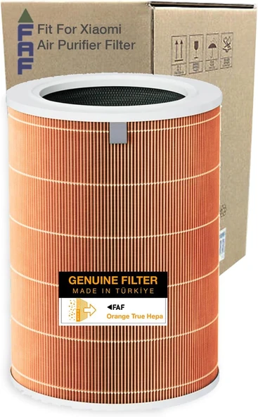 Model 4 - Faf/True Hepa 14 Filtre Air Purifier 4 Model: Ac-M16-Sc İle Uyumlu Özel Seri High Efficiency Filtre Turuncu Ölçü: Ø 20,9 Cm X H 29 Cm ürün görseli 1