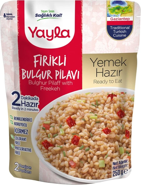 Yayla Hazır Firikli Bulgur Pilavı ( 250 Gr ürün görseli 1