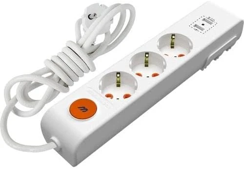 Katar Mutlusan Ritech 3'Lü Usb Topraklı Priz Ç.Kor.2Mt ürün görseli 1