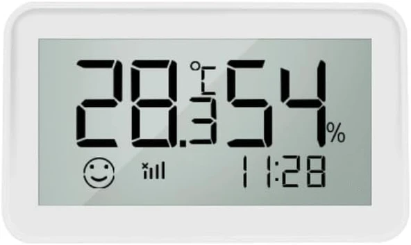 Tuya Zigbee Lcd Ekranlı Sıcaklık Nem Sensörü (Tuya, Life, Assistant, Zigbee2Mqtt Uyumlu) ürün görseli 1