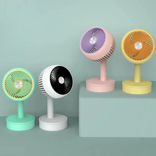Taşınabilir Mini Usb Fan, Masa Üstü Taşınabilir Mini Fan (Karişik Asorti̇, Masa Üstü) ürün görseli 1