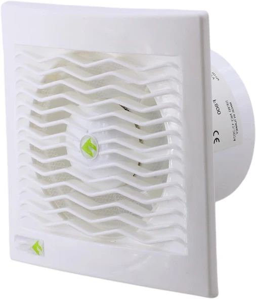 Elektrikli Wc Mutfak Büro Banyo Havalandırma 120 Mm Aspiratör Fan Kirli Hava Kötü Koku Egzoz Fanı ürün görseli 1