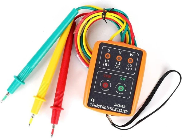 Wellhise Sm852B Faz Sırası Ölçer Faz Rotasyon Ölçüm ürün görseli 1