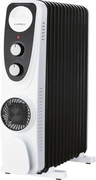 Luxell Lux13-Fp-Bw 13 Dilim Siyah Beyaz 2900 W Yağlı Radyatör ürün görseli 1