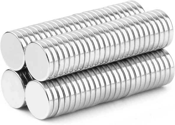 Ø10X1,5 Mm Neodyum Mıknatıs (25 Adet Set) ürün görseli 1