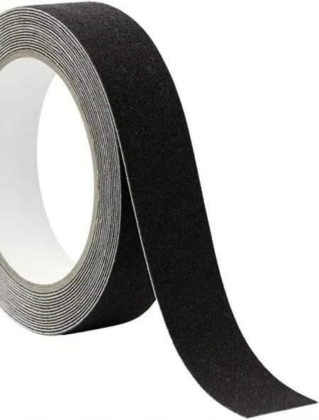 Usin Merdiven Rampa Eğimli Yol Kaygan Zemin Kaydırmazlık Bantı Kaymaz Bant 25Mm 15M ürün görseli 1