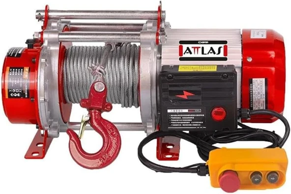 Attlas Atev 1500 Elektrikli Halatlı Vinç ürün görseli 1