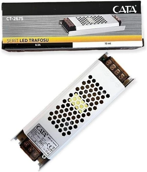 Cata 8,5 Amper Slim Şerit Led Trafosu Ct-2675,Ct-2675_157 ürün görseli 1