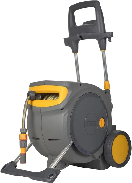 Hozelock 100488H Tekerlekli 35 M Hortumlu Otomatik Geri Sarmalı Hortum Toplama Makara Seti ürün görseli 1