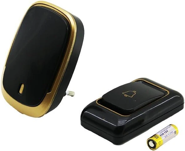 Chermik Wınnboss Gp-01-Ac Wireless Kablosuz Kapı Zili (Pilli) (100Mt Menzil)*60 ürün görseli 1