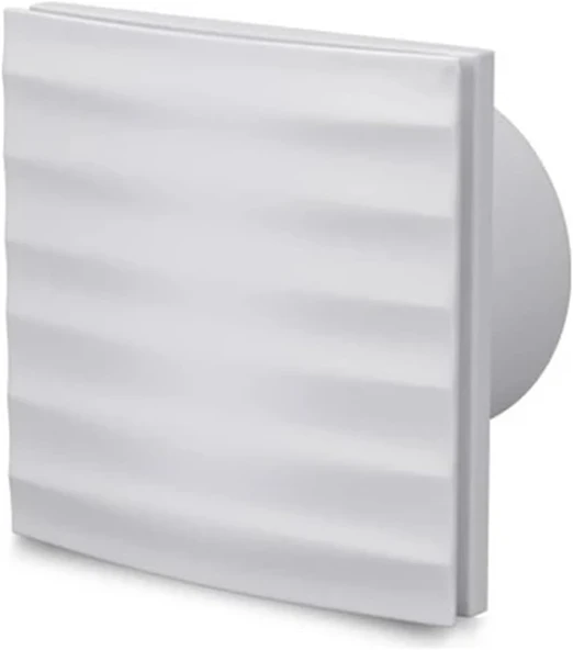 Süper Sessiz 12 W Kapaklı Düz Banyo Wc Aspiratör Fanı 100 Mm Duvar Tipi Tuvalet Hava Havalandırma ürün görseli 1