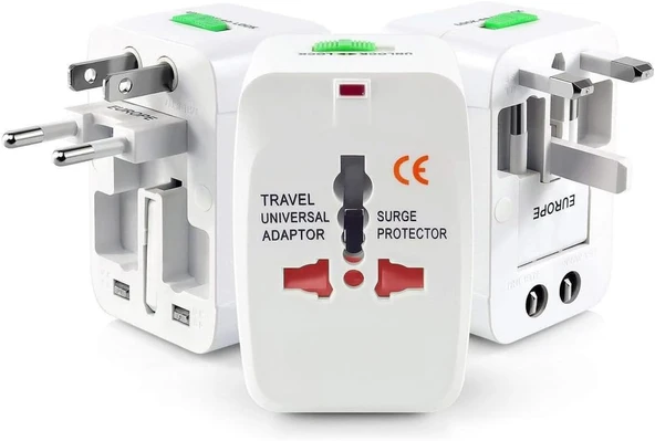 150+ Ülke Universal Çoklu Priz Çevirici Dönüştürücü Seyahat Adaptörü, Amerika, İngiliz, Avrupa, Avustralya, Eu Us Uk Au China Fiş Dönüştürücü ürün görseli 1