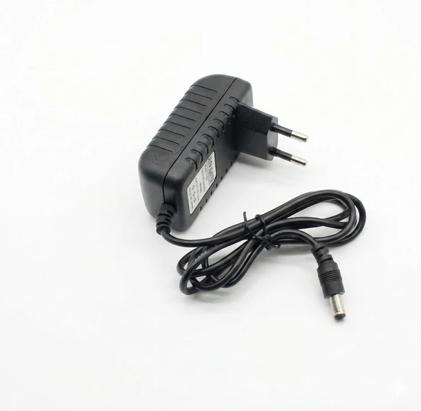 12V Fişli Adaptör 2 Amper 25 Watt - Şerit Led, Modem Kamera Uyumlu Güç Kaynağı Trafosu - Cata ürün görseli 1