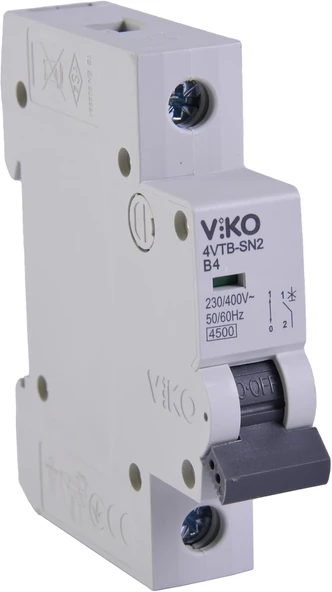 4Vtb-1B04 Otomatik Sigorta 4,5Ka B Tipi 1 Kutup 04A ürün görseli 1