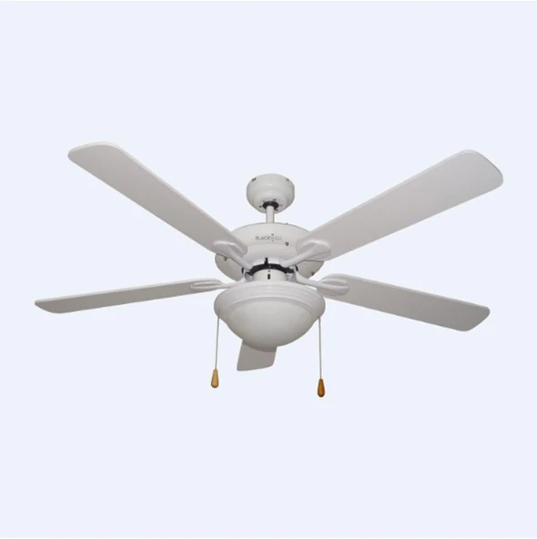 Blackwell 5 Mdf Kanat 132 Cm Lambalı Tavan Vantilatörü Beyaz, Blwl3102 ürün görseli 1