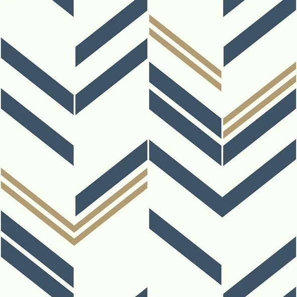 Rm Studio Chevron Stripe Peel & Stick Duvar Kağıdı ürün görseli 1