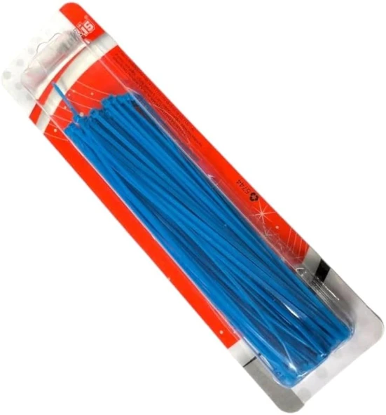 Tek-İş Plastik Kablo Bağı | 200Mm X 2.5Mm | 100 Adet | Cırt Kelepçe Seti | Kablo Tel Düzenleme Çözümü ürün görseli 1