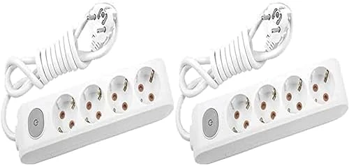 Multi-Let 4Lü Anahtar-Topraklı Kablolu Ç.K Priz + Multi-Let 4Lü Anahtar-Topraklı Kablolu Ç.K 5M Priz ürün görseli 1
