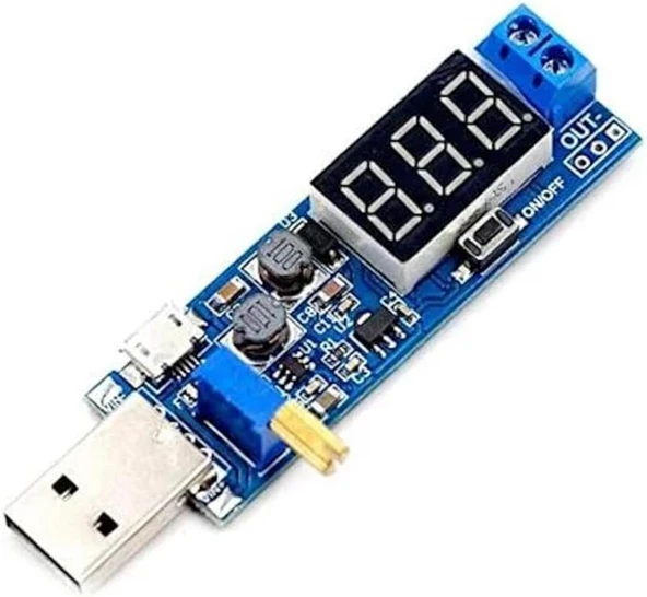 Sanec Dc-Dc Usb Boost Güç Regülatör Modülü 3.3V 5V - 9V 12V 24V Masaüstü Güç Modülü ürün görseli 1