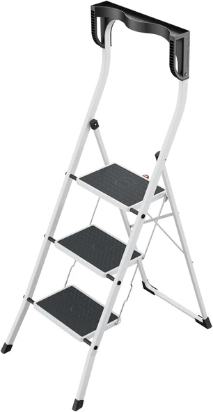 Hailo K75 Comfortlıne 3 Basamaklı Merdiven Beyaz Renk Tek Ebat Hl 4343-300 ürün görseli 1
