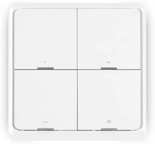Zigbee Dörtlü Düğmesi (Tuya, Life,Zigbee2Mqttuyumlu - Pil Hariç) ürün görseli 1