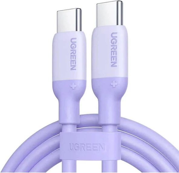 Ugreen Usb-C 3A/60W Hızlı Şarj Kablosu, 1M, Mor ürün görseli 1