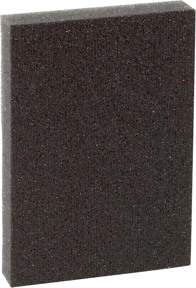 Prpd-60 Pro-Pad, 60 Grit, 7,3 Cm X 10,12,7 Cm, 54'Lü Zımpara Süngeri, 4" U X 2-7/8" W, 1/2" T, Siyah, 54 Adet ürün görseli 1