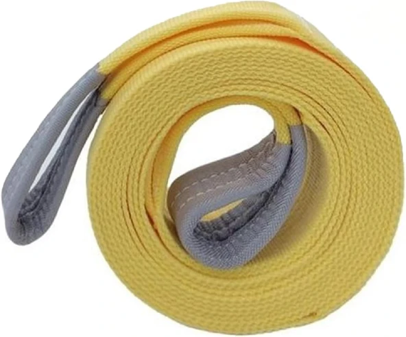 Sapan Polyester Spanzet 3 Ton 1 Metre Sarı Sağlam Yük Kaldırma Taşıma İndirme Halat ürün görseli 1