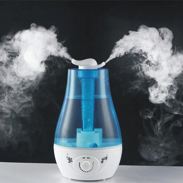 Robeve 3 Litre Ultrasonik Buhar Makinesi Hava Nemlendirme Hava Nemlendirici Ayarlanabilir Sprey Çıkışı Buhar Makinesi ürün görseli 1
