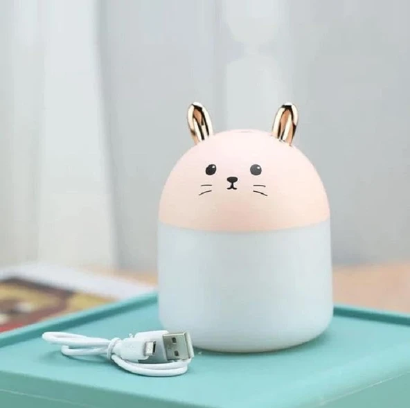 Netavantaj Sevimli Kawaii Hava Nemlendirici Lamba Pembe ürün görseli 1