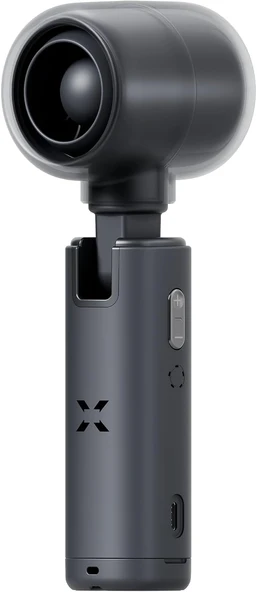 Xenon El Vantilatörü | Taşınabilir 14000 Rpm 7 Saat Şarjlı 5 Kademe Mini Fan X6101 (Gri) ürün görseli 1