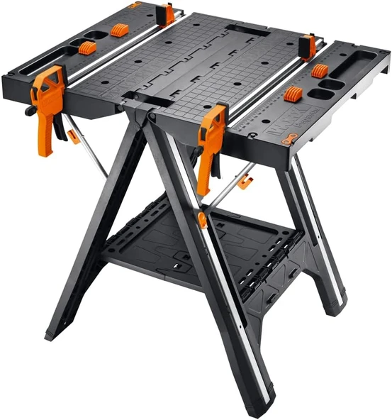 Worx Wx051 Çok Fonksiyonlu Katlanabilir Çalışma Tezgâhı + 2 Adet İşkence ürün görseli 1