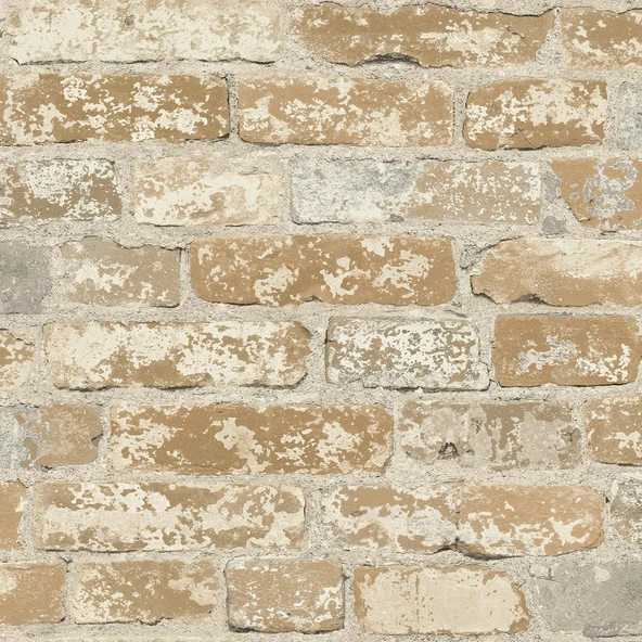 Peel & Stick Rmk9037Wp Peel & Stick Raumdekor Tuğla – Mu Doğal Duvar Dövmesi, Pvc, Renkli, 53 X 8 X 8 Cm ürün görseli 1