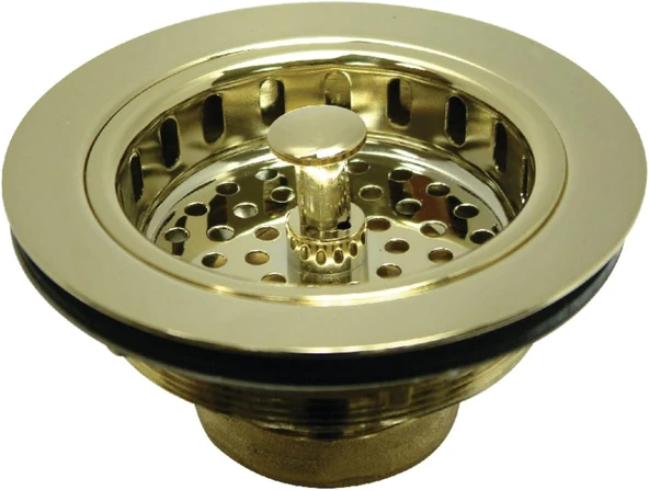 Brass Kbs1002 Döküm Ağır Hizmet Sepet Süzgeç, Cilalı Pirinç ürün görseli 1