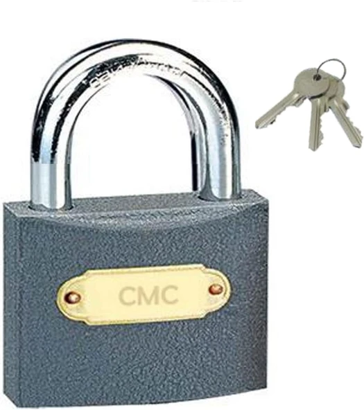 Cmc Döküm Asma Kilit 3 Anahtarlı 38 Mm ürün görseli 1