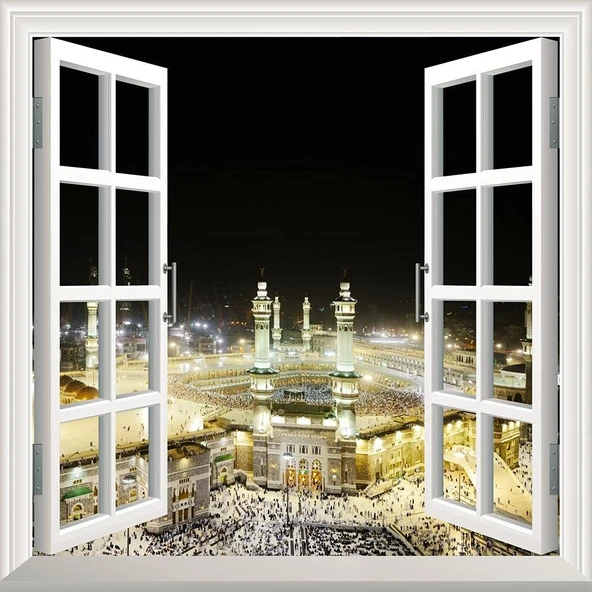 Pencere Poster Duvar Kağıdı Kabe Yapışkanlı Sticker ürün görseli 1