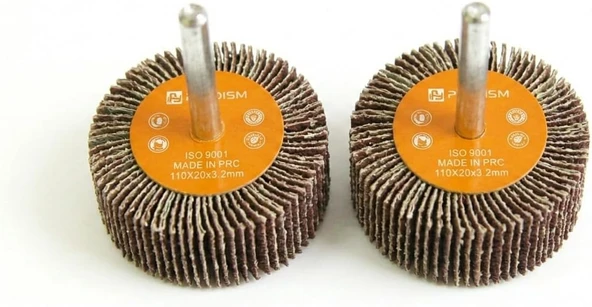 Saplı Mop Zımpara, 40-20 Mm, 2 Adet, Ahşap İşleme Parlatma İçin Zımpara Diski ürün görseli 1