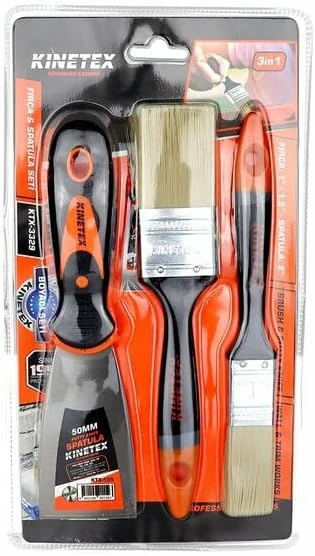 Boyaci & Nalbur 3 Parça Set, 50Mm Spatula 2 Adet Kesme Fırçası Dahil ürün görseli 1