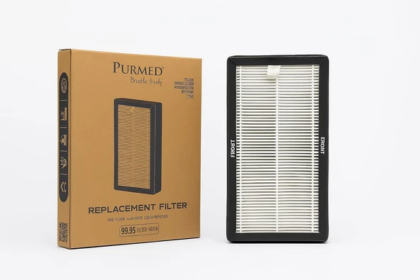 Purmed Atp 35500 - Arçeli̇k Atp 55300 Hava Temizleyici Uyumlu Hepa + Karbon Filtre ürün görseli 1