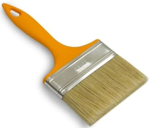 Dekor Kesme Fırçası, 100 Mm, 5 Numara, Sarı Saplı Boya Fırçası ürün görseli 1