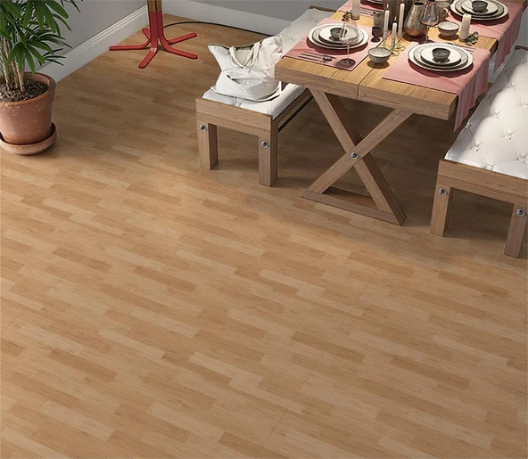 Stickerart Yer Kaplama Zemin Kaplama Folyosu 65X130 Cm Floor Wood Parquet ürün görseli 1