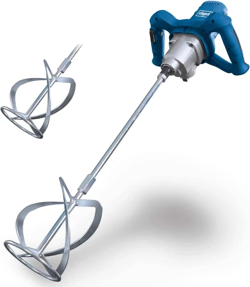 Scheppach 5907803901 El Mikseri/Karıştırıcı Pm1600, Harç, Sıva Renk Karışımı Için Ideal, Ergonomik El Tutma Yerleri, Ayarlanabilir Ruehrgeschwindigkeit, 2-Vites Dişlisi, Motor: 1600 W, W, 230 V ürün görseli 1