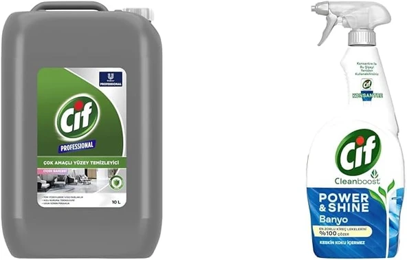 Profesyonel Genel Yüzey Temizleyici Çok Amaçlı Genel Yüzey Temizleyici 10 L(1) Power Shine Cleanboost Sprey Temizleyici Banyo İçin Temizleyici Kireç Çözücü 750 Ml(2) ürün görseli 1